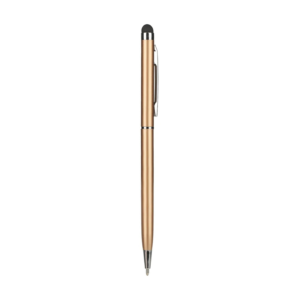 Stylet universel pour écran tactile de téléphone portable, stylo à bille pour iPhone et iPad, fournitures d'écriture, cadeaux de bureau et scolaires, utilisation des touristes