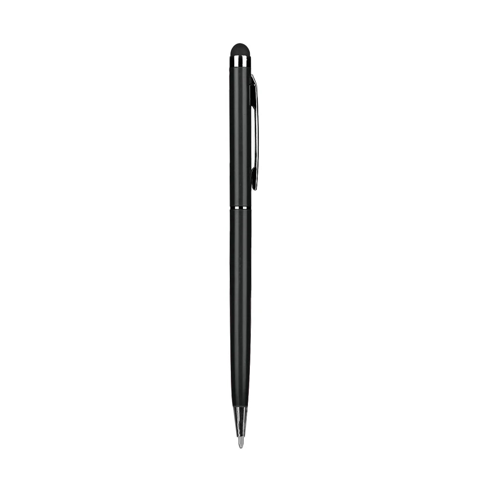 Stylet universel pour écran tactile de téléphone portable, stylo à bille pour iPhone et iPad, fournitures d'écriture, cadeaux de bureau et scolaires, utilisation des touristes
