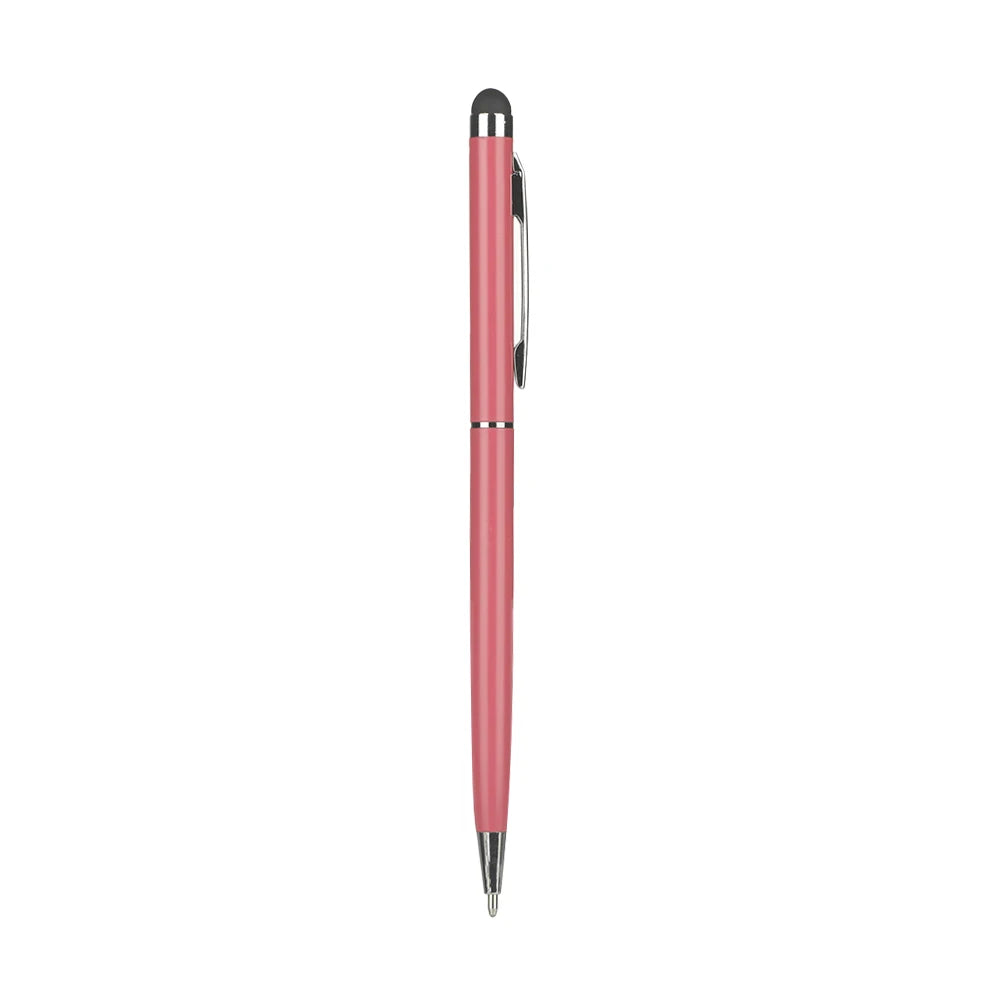 Stylet universel pour écran tactile de téléphone portable, stylo à bille pour iPhone et iPad, fournitures d'écriture, cadeaux de bureau et scolaires, utilisation des touristes