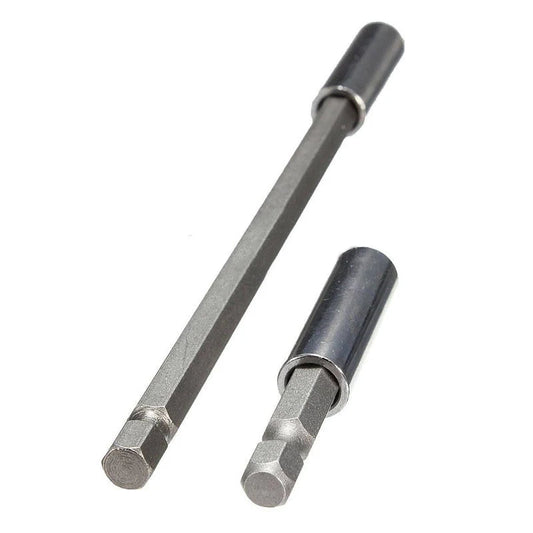 Tournevis magnétique à tige hexagonale de 1/4 pouces, porte-mèche d'extension 60/75/100/150mm