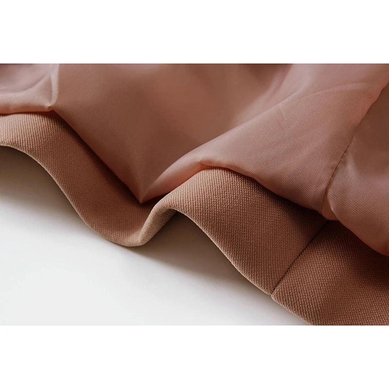 HARLEYFASHION-Blazer Croisé Slim pour Femme, Veste Imbibée de Qualité média, Avocat, Document Solide, Européen, Américain, Printemps, Automne, 2021