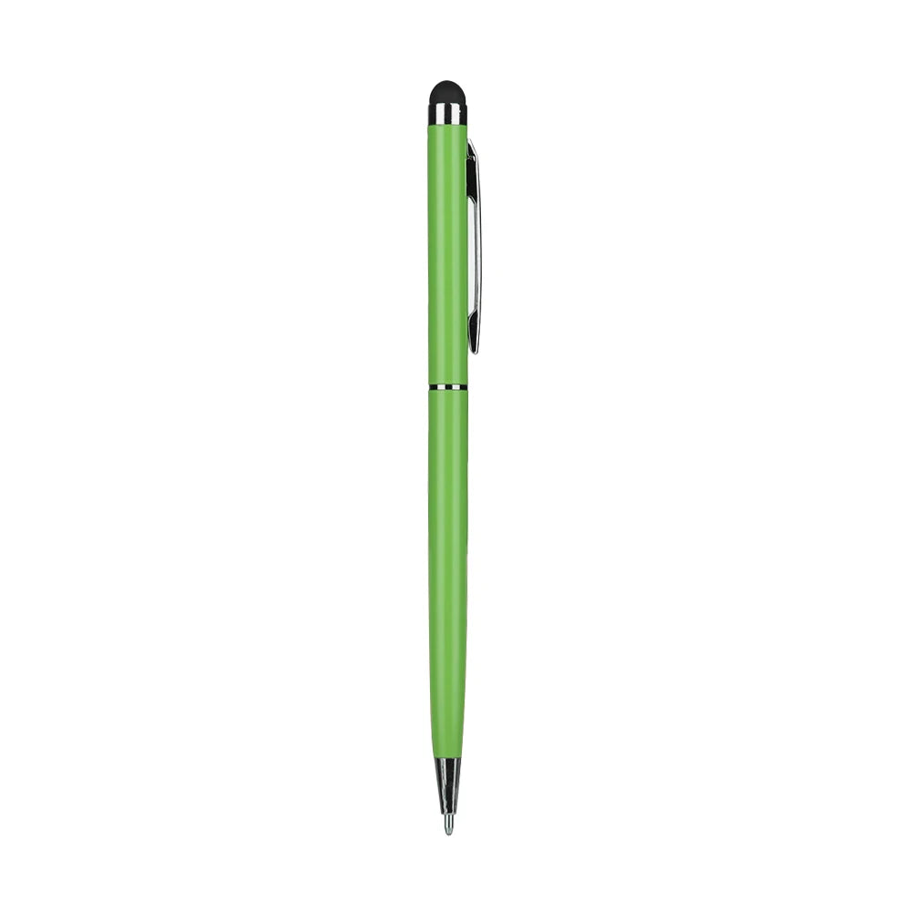 Stylet universel pour écran tactile de téléphone portable, stylo à bille pour iPhone et iPad, fournitures d'écriture, cadeaux de bureau et scolaires, utilisation des touristes