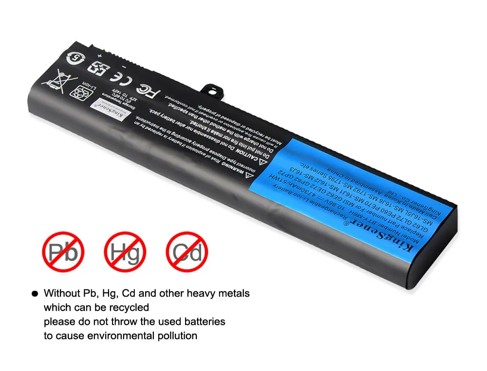 KingSener BTY-M6H batterie pour MSI