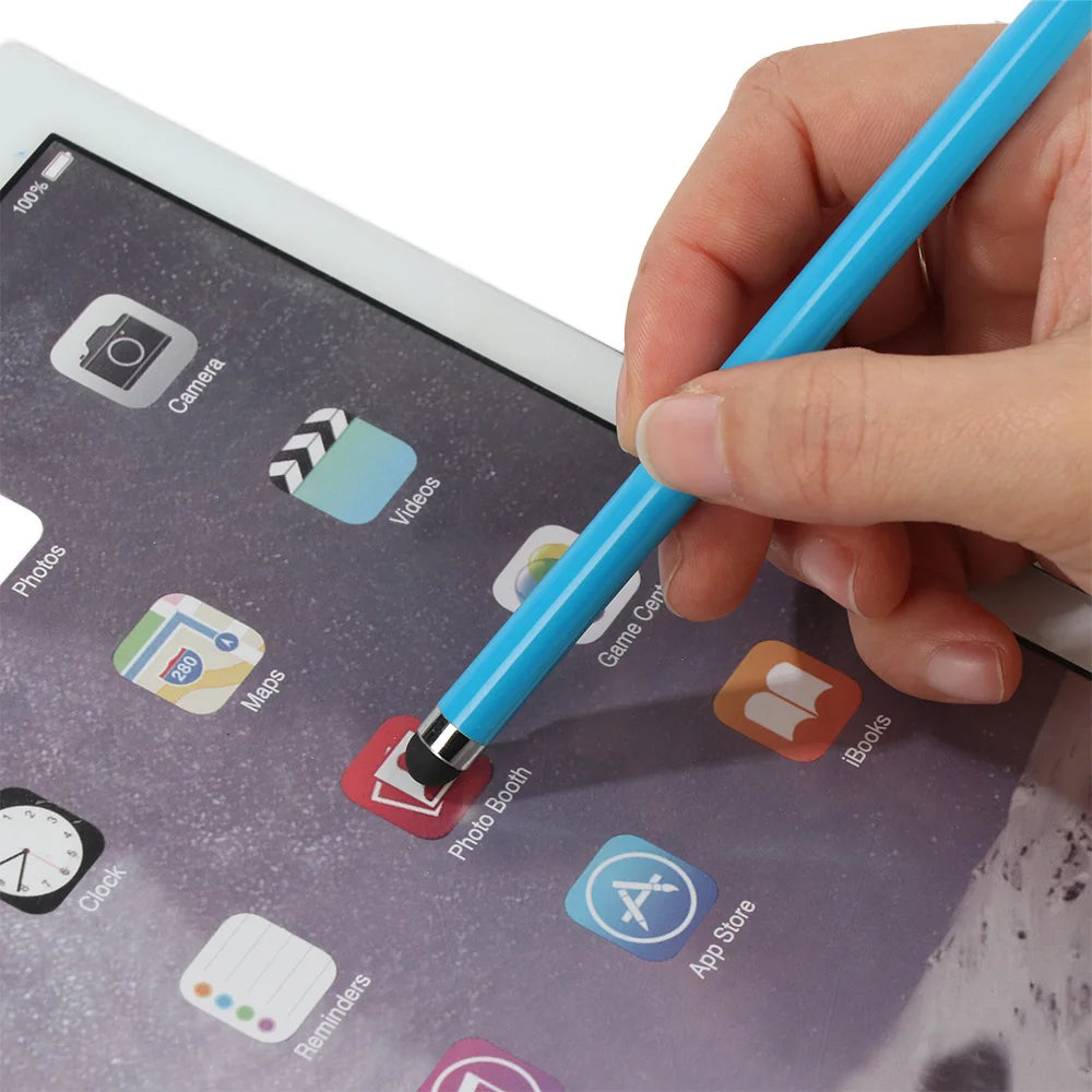 Stylet universel pour écran tactile de téléphone portable, stylo à bille pour iPhone et iPad, fournitures d'écriture, cadeaux de bureau et scolaires, utilisation des touristes