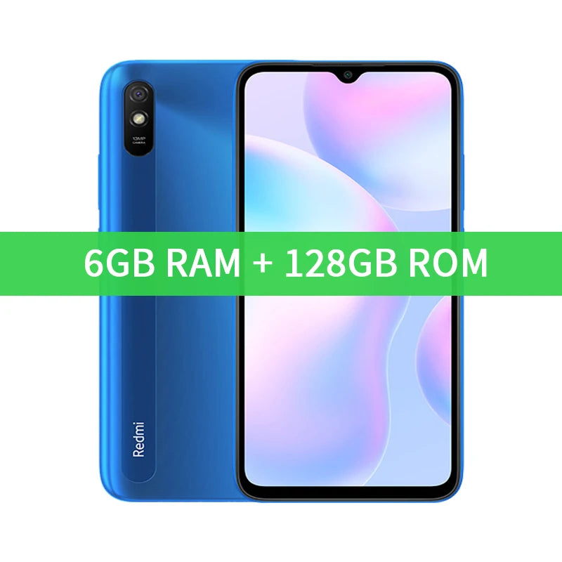 Xiaomi Redmi 9A Global Rom Smartphone 4GB/6GB 64GB/128GB 5000mAh 6.53 inch MTK Helio G25 Octa Core 13MP 4G Smartphone Used Phone