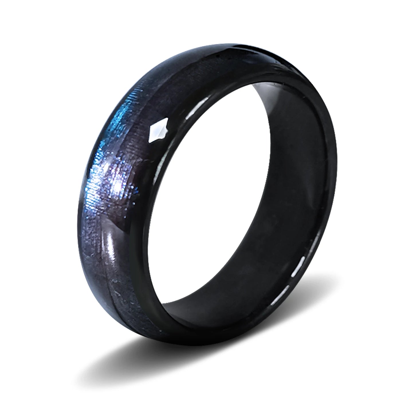 Ntag216 NFC bague en céramique époxy Programmable 888 octets pour hommes ou femmes bague cadeau