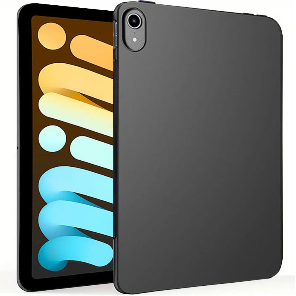 Coque arrière noire en Silicone souple pour tablette IPad Air Pro