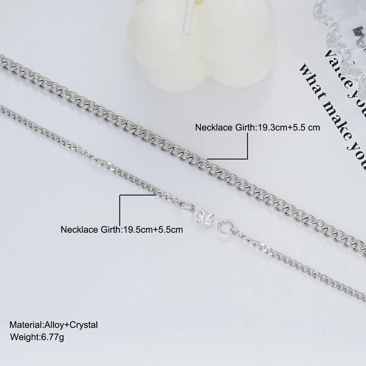 Ensemble de 2 pièces de Bracelets de Couple en acier inoxydable pour femmes et hommes