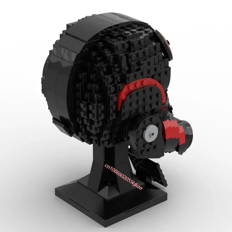 Nouveau 671 pièces MOC célèbre star film personnage Iden Versio casque modèle bricolage idées créatives enfant jouet assemblage Puzzle cadeau d'anniversaire