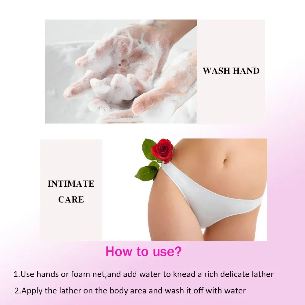 Savon de lavage pour le visage et le corps, barre de savon, nettoyage en profondeur, savon hydratant pour femmes, déodorants de lavage, savon de soin Vaginal