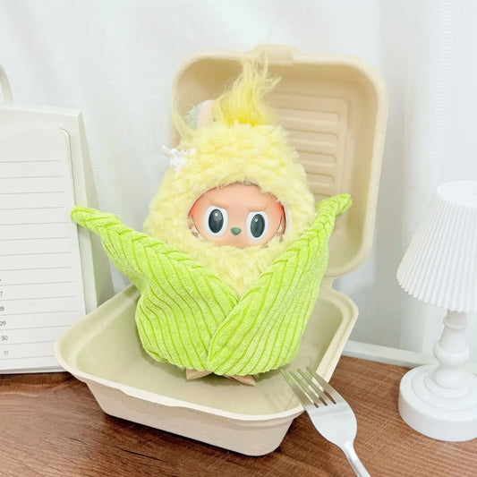 Vêtements de poupée pour Labubu Wacky Mart ami crevettes, vêtements faits à la main 17cm, accessoires de poupée pour déguisement Labubu V1 V3