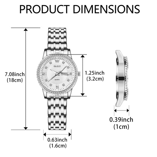 OLEVS-Montre à quartz étanche pour femme, montre-bracelet, calendrier, haute qualité, design élégant, luxe, tendance, original