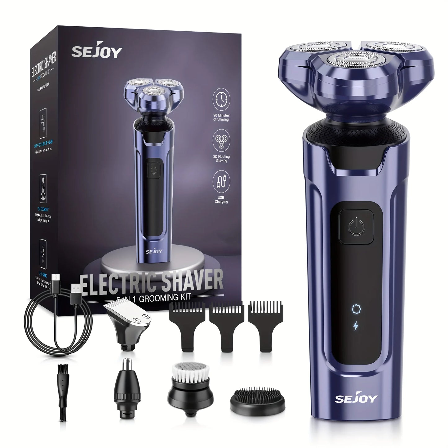 SEJOY 5 In1 ensemble tondeuse à cheveux électrique