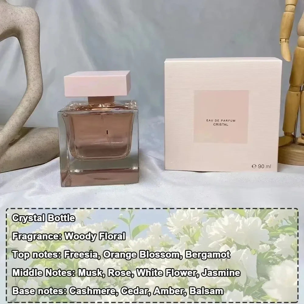 Parfum femme 90ml longue durée Woody Floral Eau De Parfum EDP pur extrait De musc femme Parfum essentiel quotidien cadeau