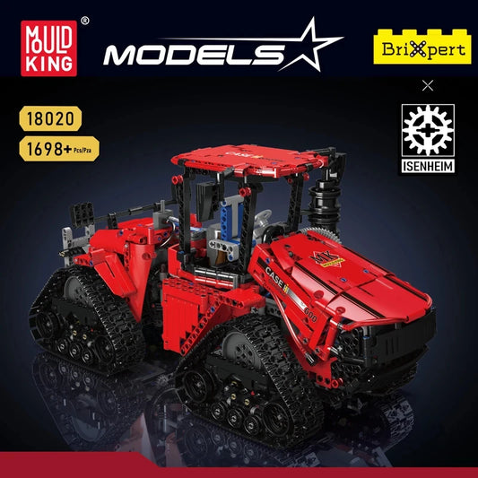 Nouveauté 1698 pièces techniques pneumatiques inoler tracteur bâtiment nuit MOC-35270 tracteur assemblage modèle briques jouets pour enfants cadeaux