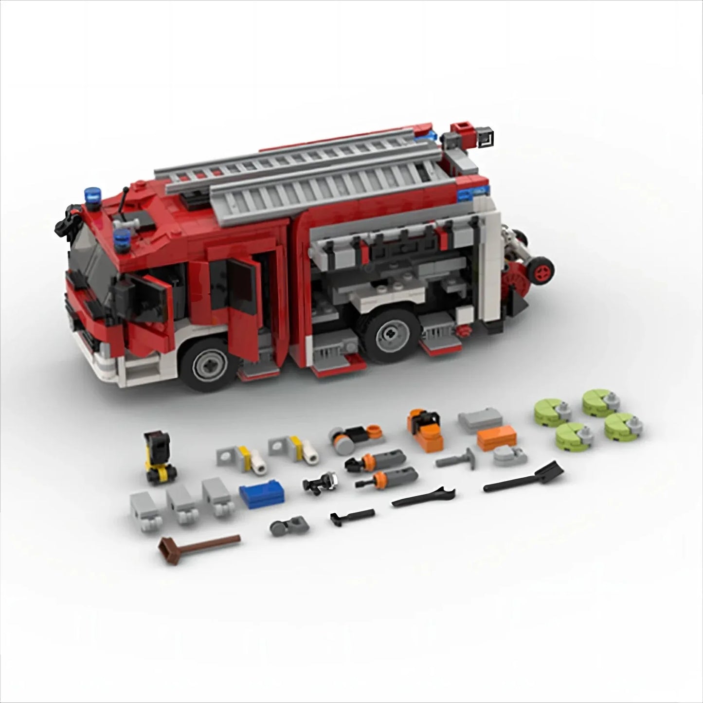 1019 pièces MOC- 137461 Ville camion de pompier Ambulance FDNY-New York-tour 21 bloc de construction modèle assemblage Collection garçon jouet cadeau