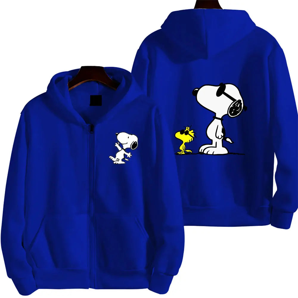 SnoAmendments-Sweat-shirt à Capuche Blanc avec Fermeture Éclair pour Homme et Femme, Vêtement de Couple, Collection Printemps-Automne 2024