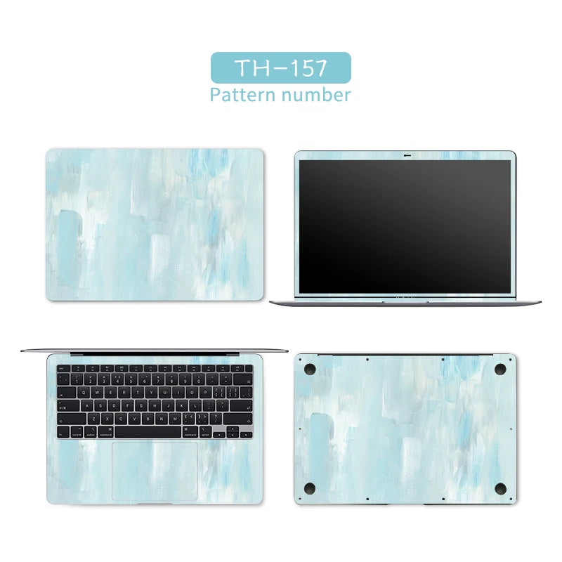 Autocollants Colorés en PVC pour Ordinateur Portable, Accessoire de Bricolage pour Macbook Pro/HP/Acer/Bali/Lenovo, 13, 14, 15.6, 17.3 Pouces