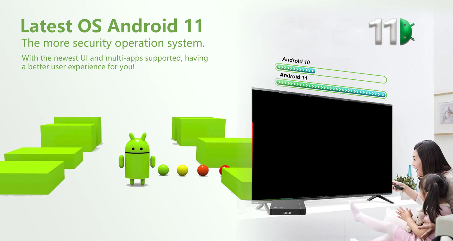 Android11 Tanix W2 TV Box Amlogic S905W2 2G 16G 4G 32G 64G H.265 3D AV1 BT 2.4G 5G Wifi 4K HDR Video Player Set Top Box PK TX3