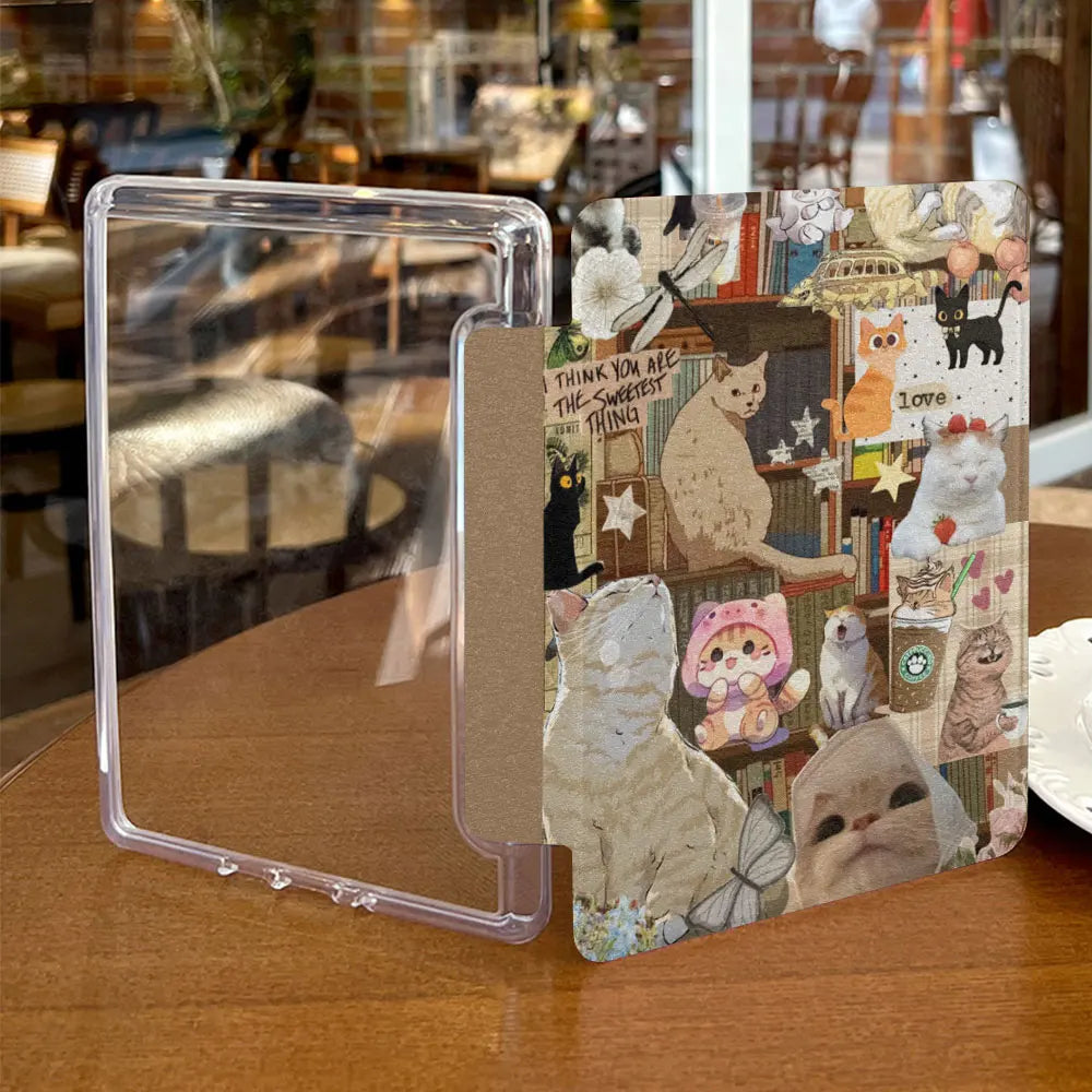 Étui Kindle coque arrière en acrylique avec dragonne