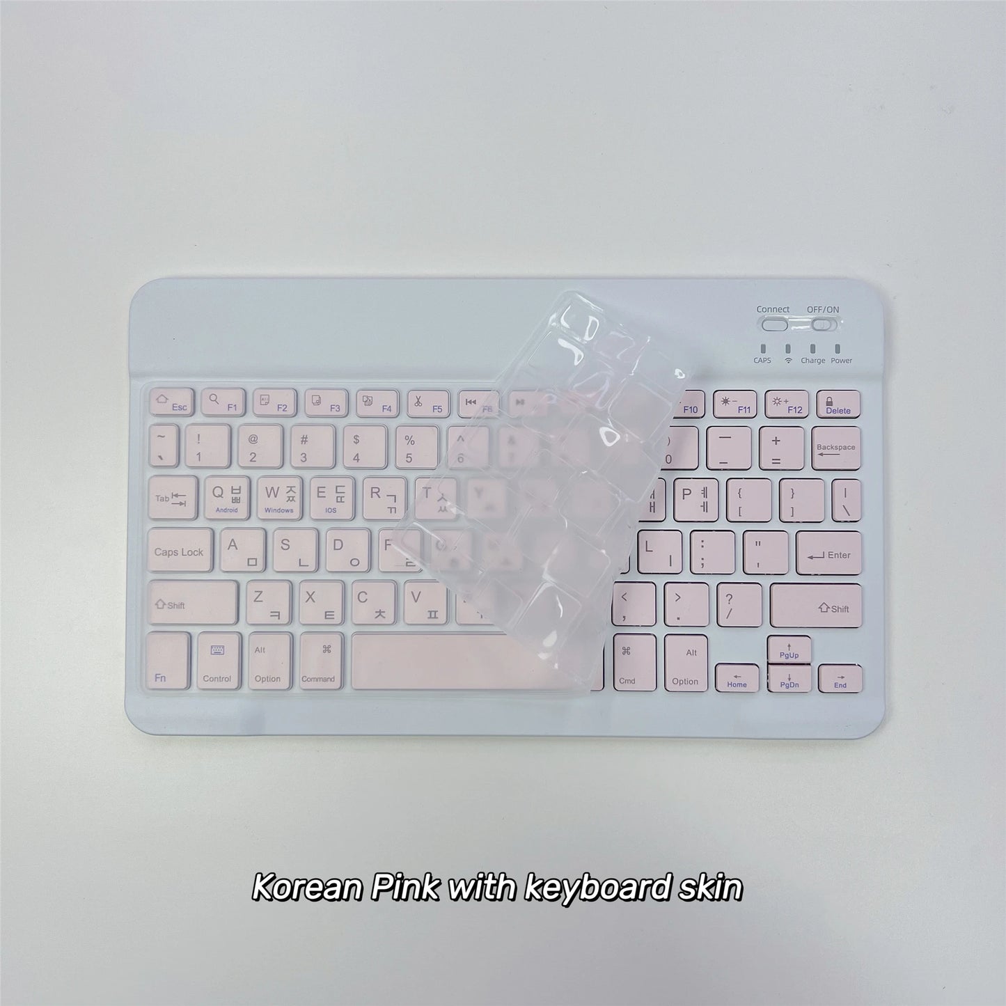 Clavier Bluetooth ultra-fin de langue coréenne à 78 touches