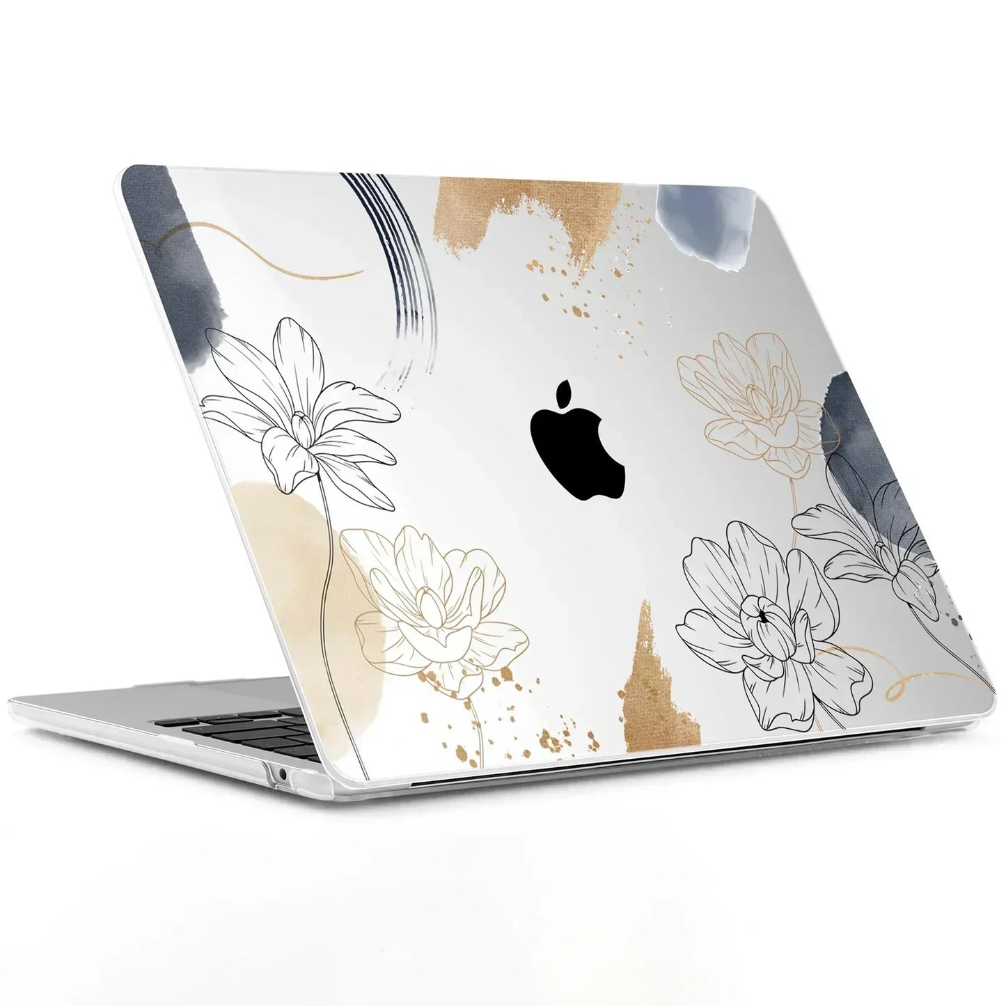 Coque rigide transparente imprimée pour MacBook