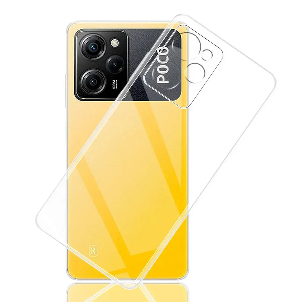 Coque transparente en Silicone TPU pour Xiaomi