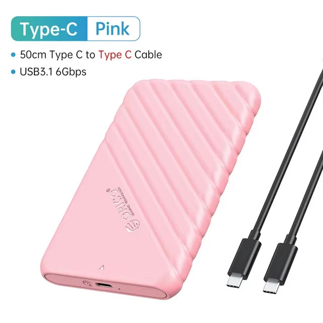 ORICO-Boîtier de disque dur SATA vers USB 2.5, adaptateur pour ordinateur portable, 5 6Gbps HDD SSD, prise en charge UASP, 3.0