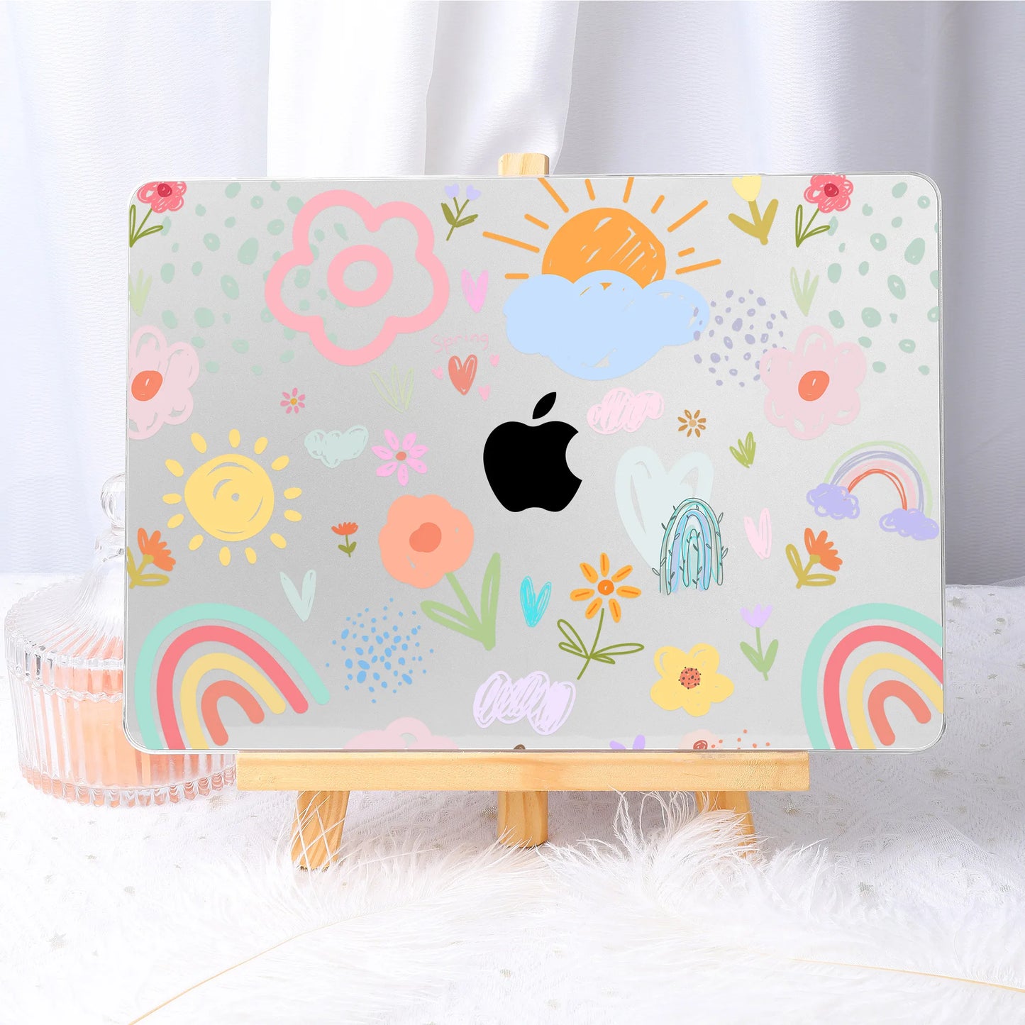 Étui d'été imprimé cristal pour MacBook