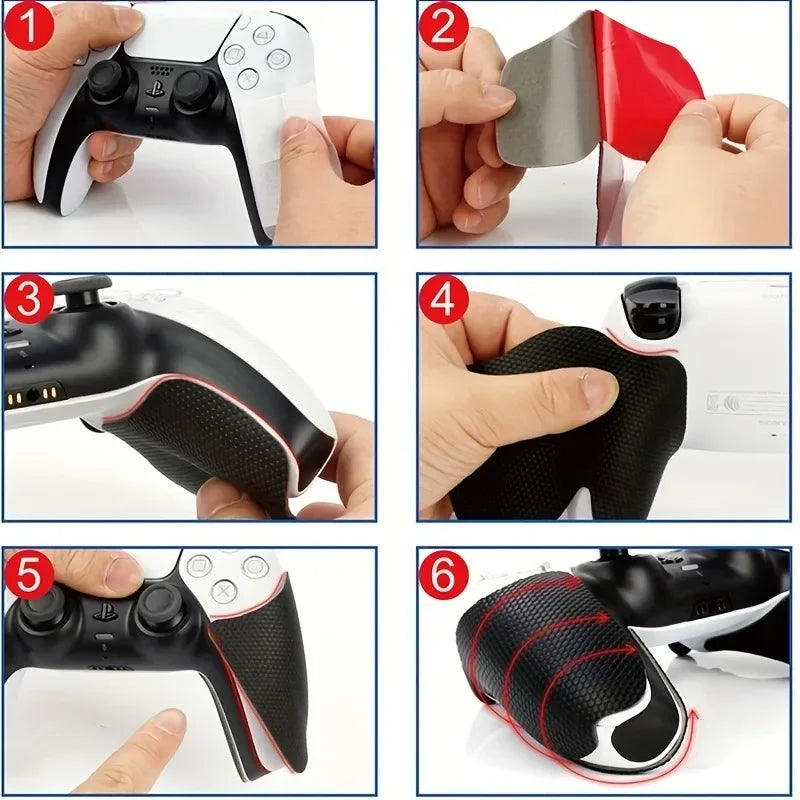 1PC PS5 Game Handle Anti-slip Sticker Controller Protection Sticker Height Fit for PS5 Handle Anti-slip Sticker Game Accessories