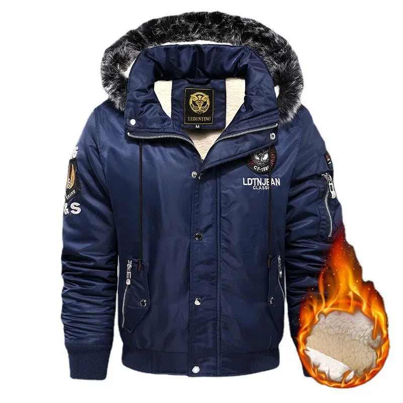 Doudounes à capuche Slim Fit pour hommes, Parkas Smile, Vêtements d'extérieur décontractés pour hommes, Chaud, Comb4, Hiver, Bonne qualité, Nouveau
