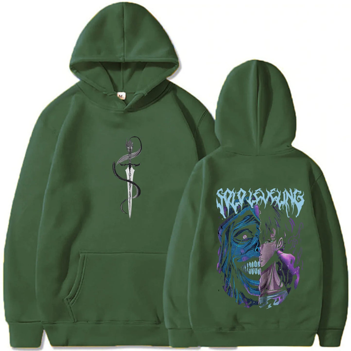 Solaire nivellement Statue de dieu sweat à capuche Sung Jinwoo sweat à capuche Anime t-shirts graphiques Anime sweats femmes hommes cadeau Streetwear