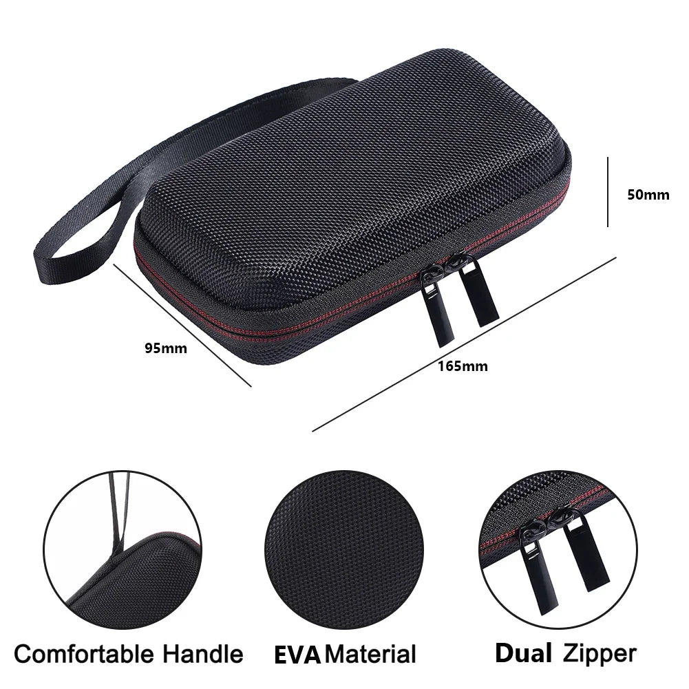 Hard Carrying Case for ANBER Alfred Retro Game Console Travel Storage Holder with SD Card Mesh Bag Portable Bag RG35XX H RG353M