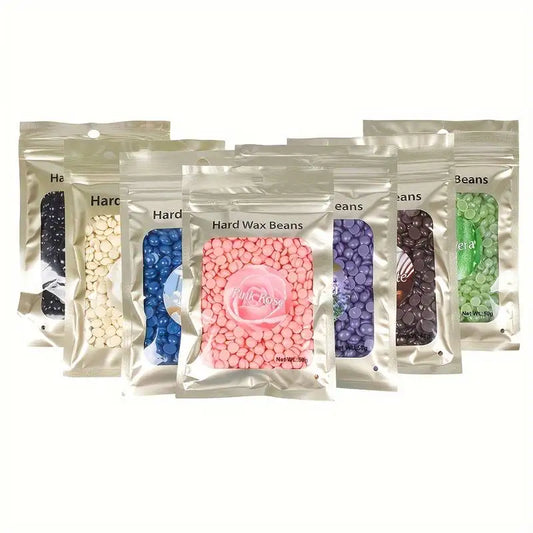 Perles dépilatoires pour épilation à chaud, 50g, avertir, chauffer, indolore, élimination des poils du corps