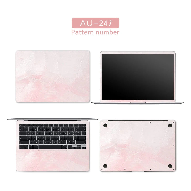 Autocollants Colorés en PVC pour Ordinateur Portable, Accessoire de Bricolage pour Macbook Pro/HP/Acer/Bali/Lenovo, 13, 14, 15.6, 17.3 Pouces