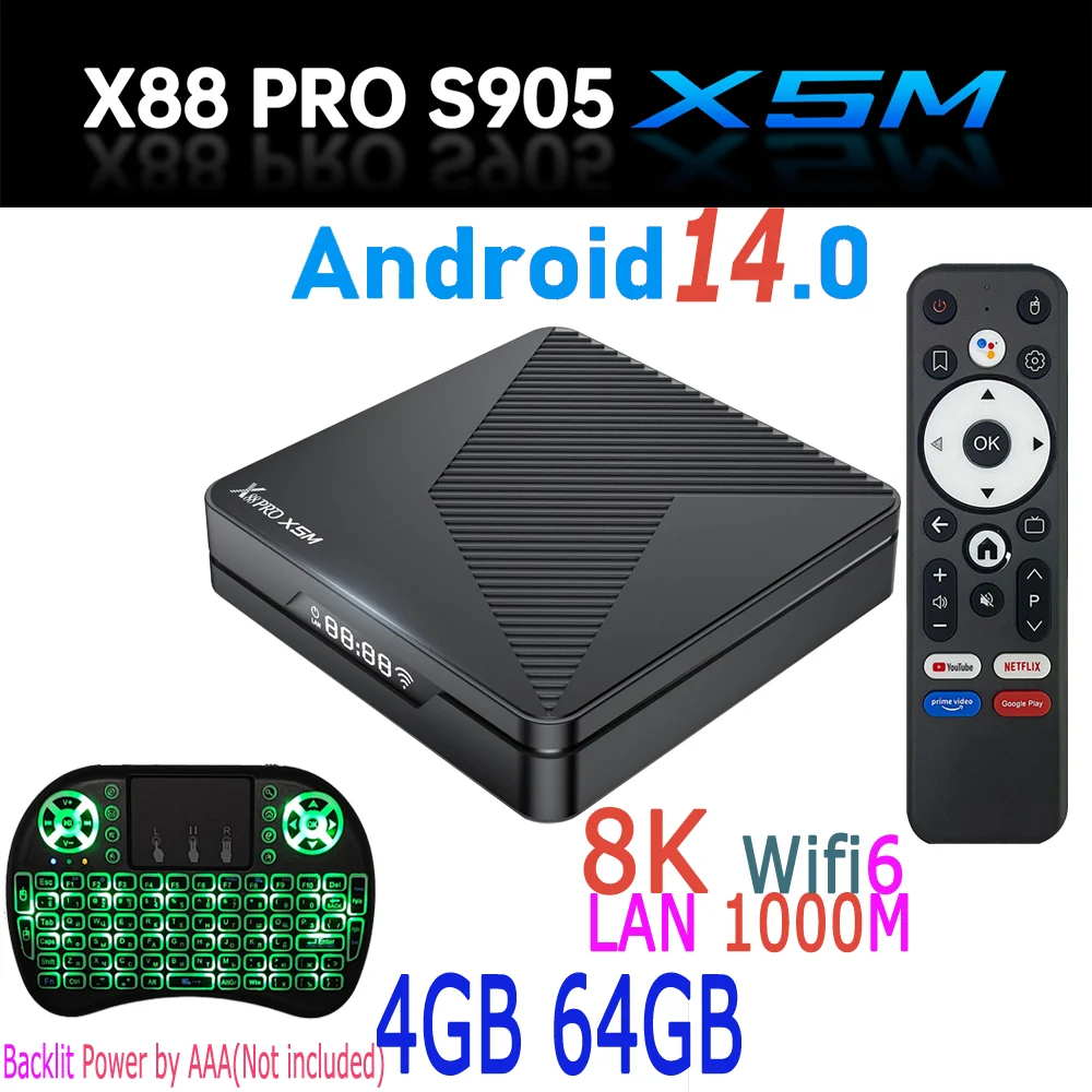 Smart TV Box X88 PRO X5M