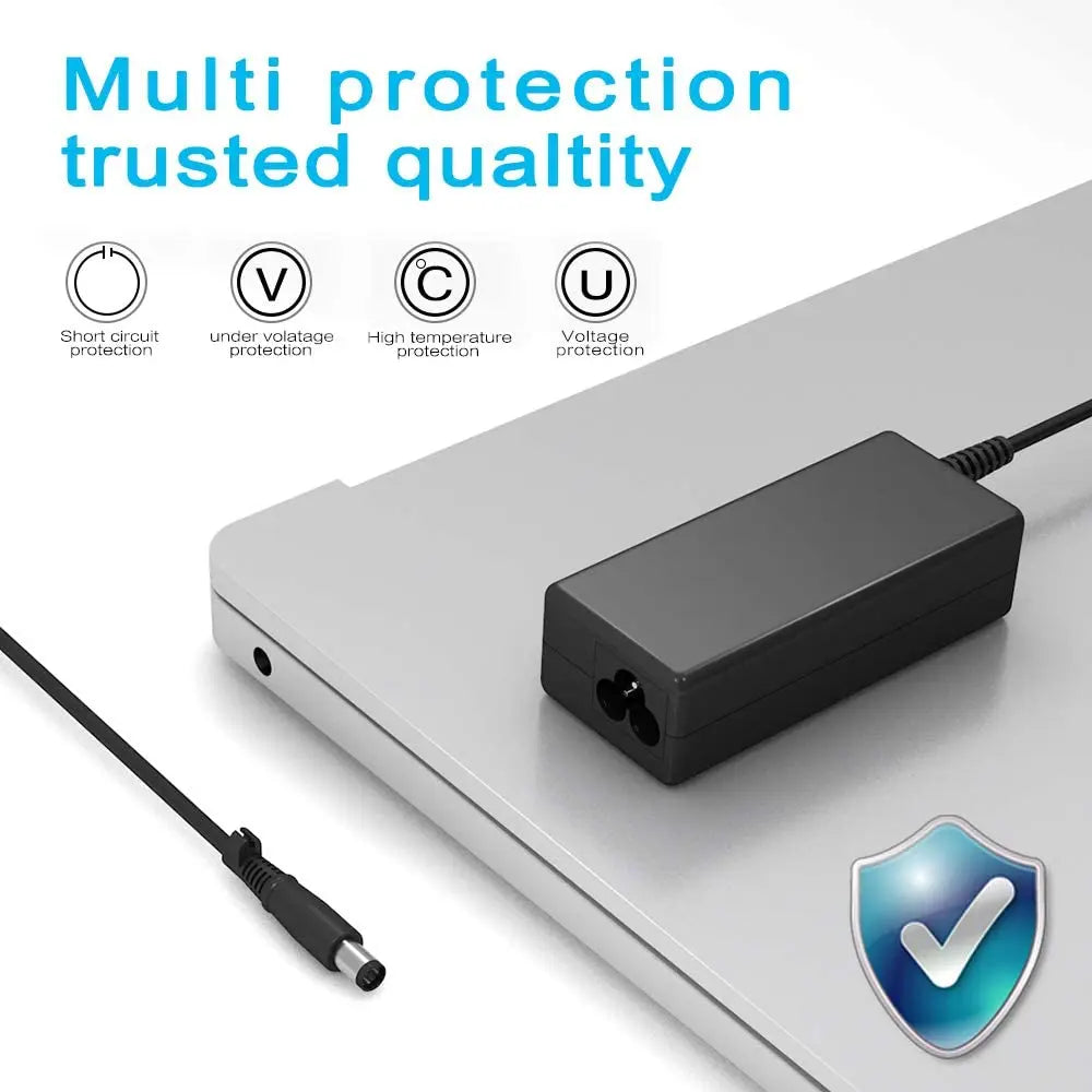 Chargeur 65W pour ordinateur portable, compatible avec Dell Inspiron