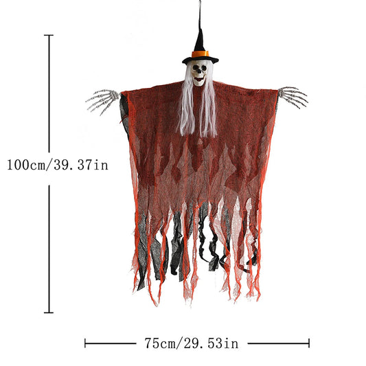 Décoration de fantôme d'horreur effrayant, accessoires de modules d'Halloween, extérieur, intérieur, jardin, maison hantée, faucheuses, ornement