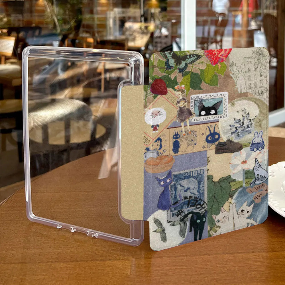 Étui Kindle coque arrière en acrylique avec dragonne