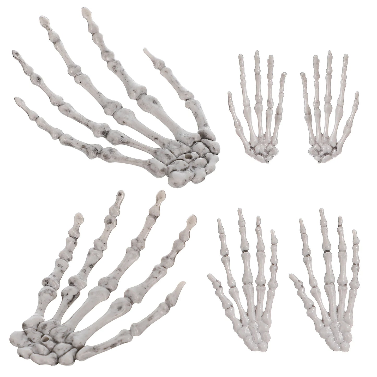 Ornement de main de crâne d'halloween, décor de fête d'horreur pour maison hantée, accessoire de main, cadeau de rassemblement de carnaval