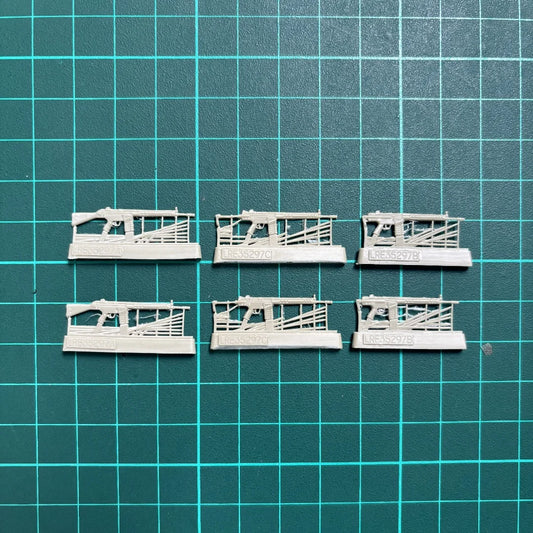 Kit de modèle non peint en résine 1/35, Kit de fusil Heckler & Koch G3A3 et G3A4 (6 unités) GK non assemblé et non peint, 1251T