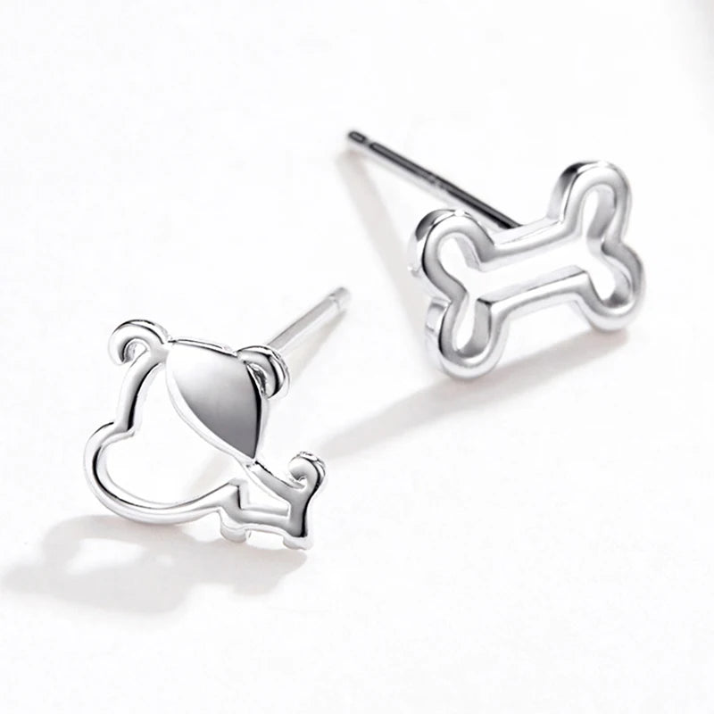 WOSTU boucles d'oreilles cœur fleur 100% argent Sterling 925 perle petites boucles d'oreilles pour femmes mariage fiançailles bijoux cadeaux
