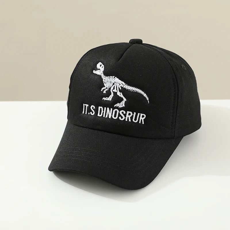 Chapeaux de sport d'été pour enfants, casquettes d'école pour bébés garçons, Baseball brodé de dinosaures, casquettes d'extérieur pour enfants de 2 à 8 ans réglables, 2025