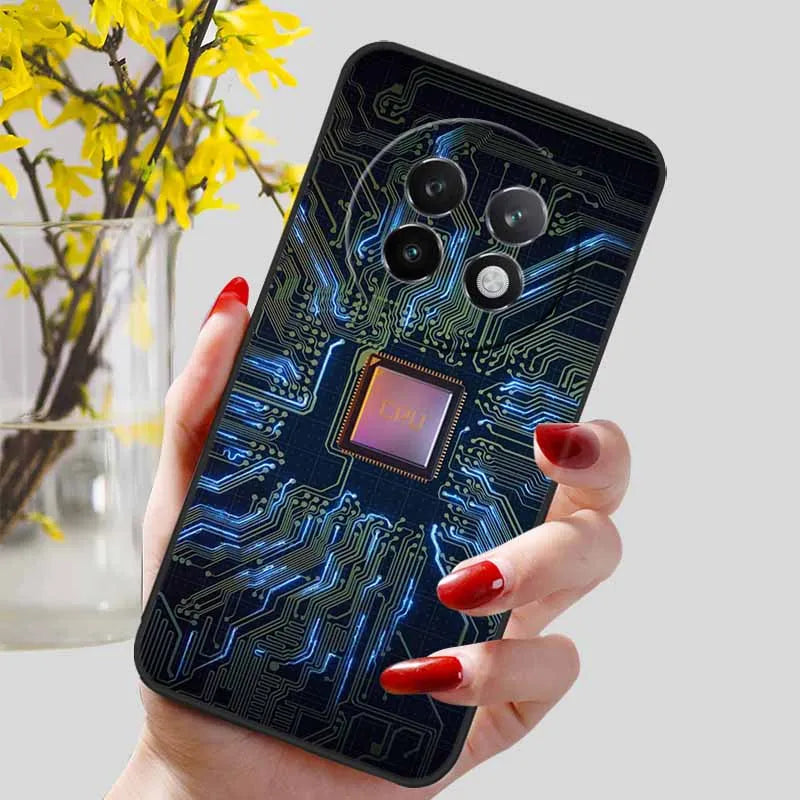 Pare-chocs souple en silicone pour Realme 13 Plus