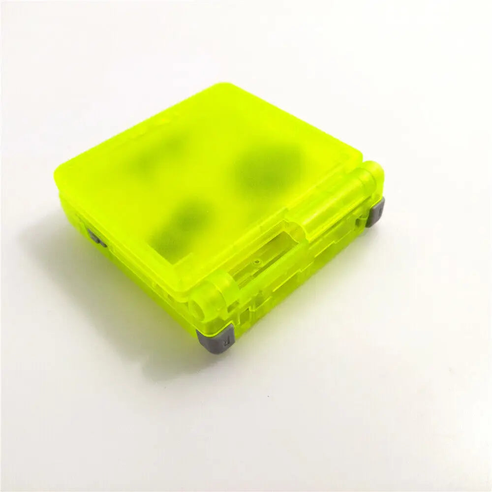 Glow in the Dark Yellow Light Shell Housing Glass Lens Replacement for Game Boy Advance SP GBA SP