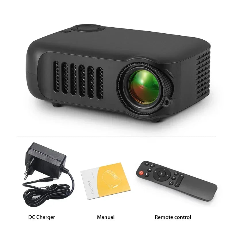 1080P 4K 3D LED Video Projectors Home Cinema Theater Game Laser Beamer Smart TV BOX Via HD Clear New
