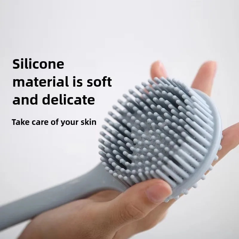 2025 bain doux dos épurateur brosse bain douche éponge brosse à récurer avec poignée fournitures de bain exfoliant gommage peau masseur
