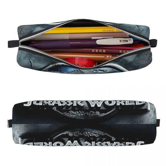 Jurassic World – trousses à crayons avec Logo dinosaure,