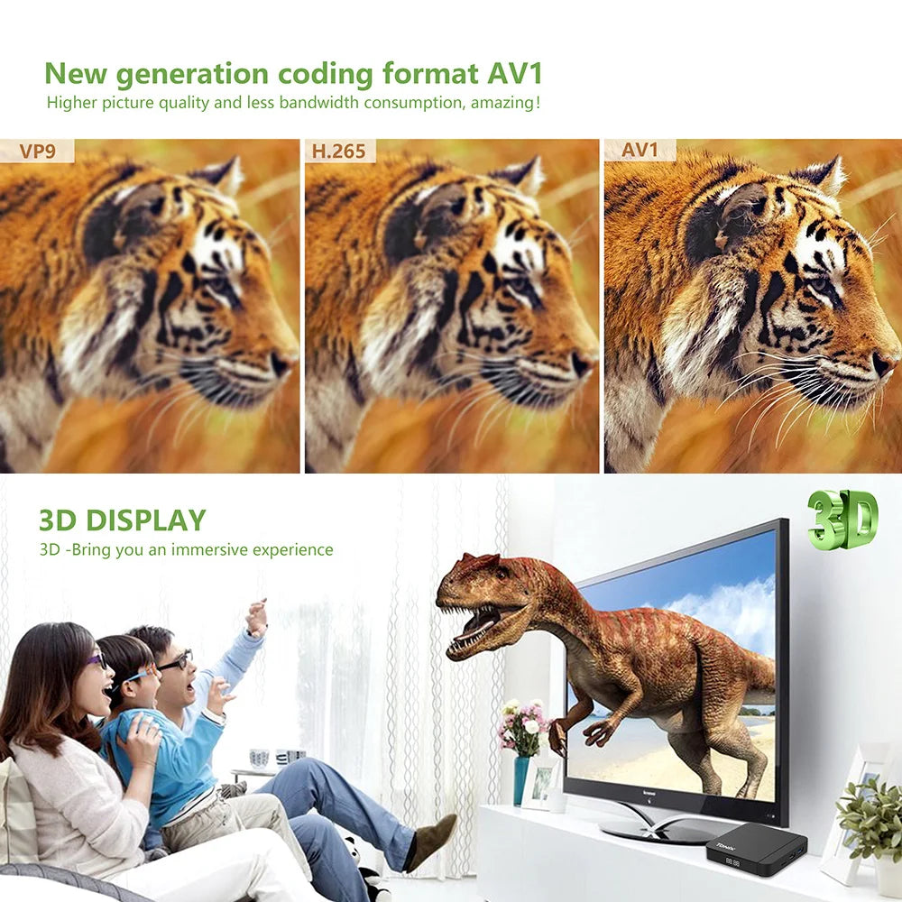 Tanix-Boîtier Smart TV W2 Amlogic S905W2, Android 11.0, Lecteur MultiXXL, Wifi, HDR, 10 + 4 Go, 32 Go, 2G, 16G