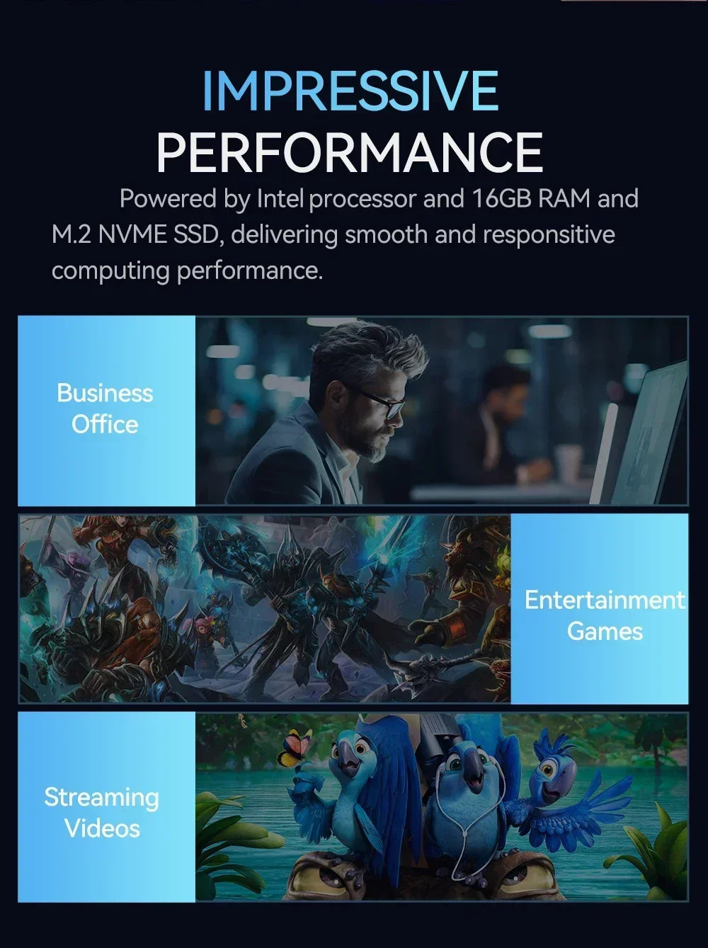 2025 New Windows 11 Intel N5095A/I9-8590HK Desktop/Home Use Computer BT5.2 Mini PC 16GB 2TB SSD Portable Mini Gaming PC